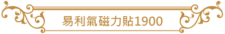 易利氣磁力貼1900